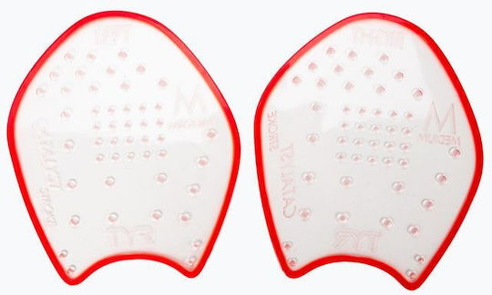 Tyr Catalyst Stroke Schwimmhandpaddel Rot
