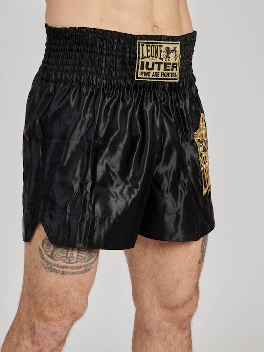 Leone 1947 Men's Kick/Thai Boxing Shorts Black