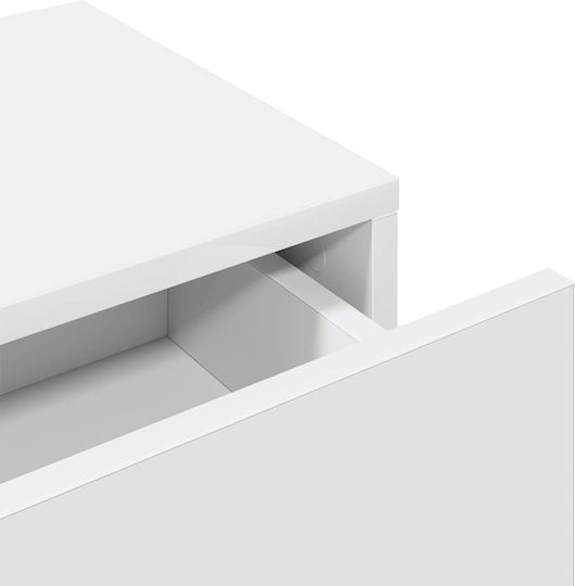 White Wall Shelf 60x26.5x15cm