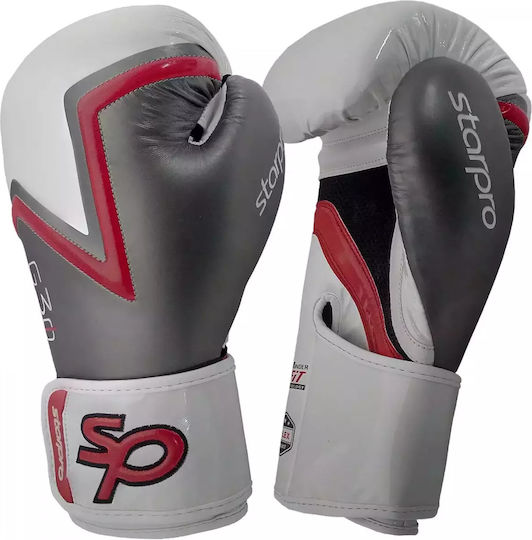 Starpro G30 Wonder-fit Boxing Gloves for Match White