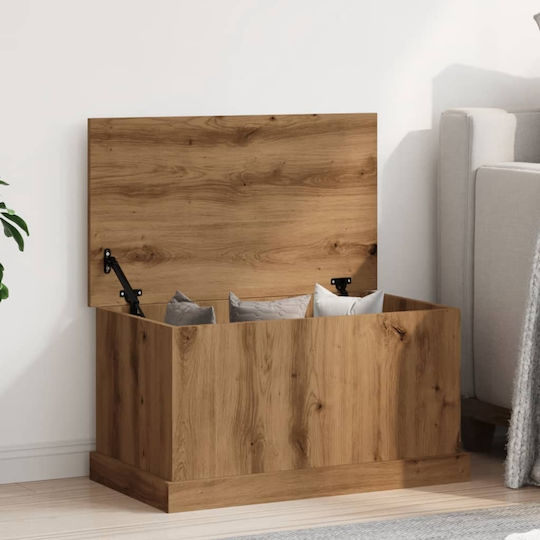 vidaXL Διακοσμητικό Μπαούλο Ξύλινο Καφέ 70x40x38εκ.