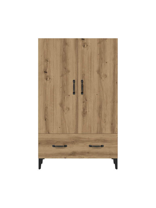 Double Door Wardrobe Oak 70x31x115cm
