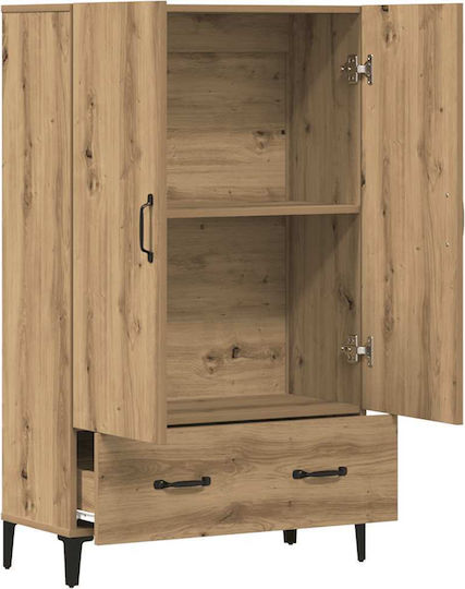 Δίφυλλη Ντουλάπα Δρυς 70x31x115cm