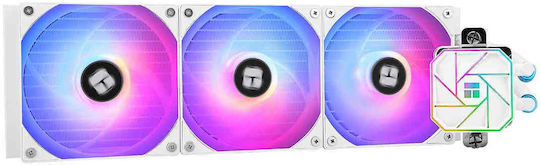 Thermalright Aqua Elite 360 v3 Water Cooling AIO CPU With 3 Fans 120mm And ARGB Lighting White