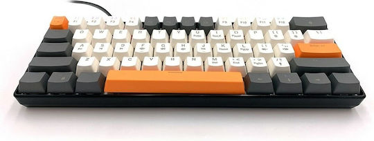 Media-Tech MT1258 Gaming Mechanisches Tastatur 60% mit Cherry MX Rot Schaltern und RGB Beleuchtung (Englisch US)