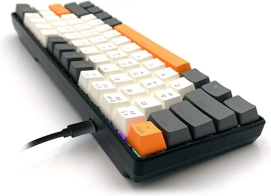 Media-Tech MT1258 Gaming Mechanisches Tastatur 60% mit Cherry MX Rot Schaltern und RGB Beleuchtung (Englisch US)