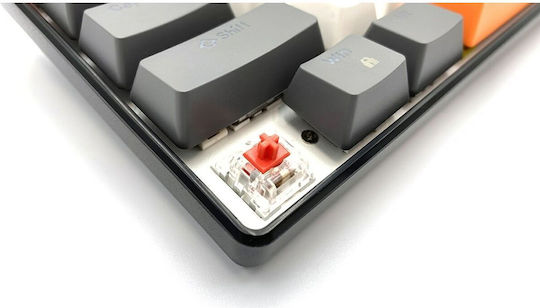 Media-Tech MT1258 Gaming Mechanisches Tastatur 60% mit Cherry MX Rot Schaltern und RGB Beleuchtung (Englisch US)