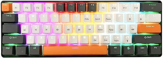 Media-Tech MT1258 Gaming Mechanisches Tastatur 60% mit Cherry MX Rot Schaltern und RGB Beleuchtung (Englisch US)