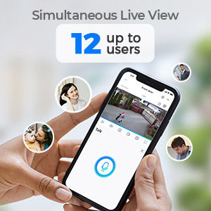 Reolink G340 IP Surveillance Camera 4G 4K Waterproof Battery Powered with Two-Way Communication