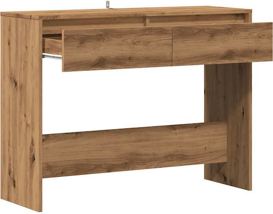 Wooden Console Table Αρτισιανή Δρυς L100xW35xH76.5cm