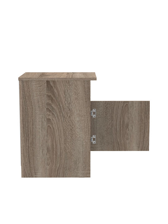 Κομοδίνο Galdi Ξύλινο Καφέ 40x45x60cm 361-000034