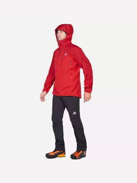 Winter Jacket Hardshell Waterproof and Windproof Red