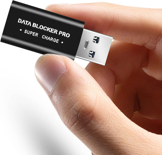 Avizar USB-Datenblocker Super Charge Schwarz