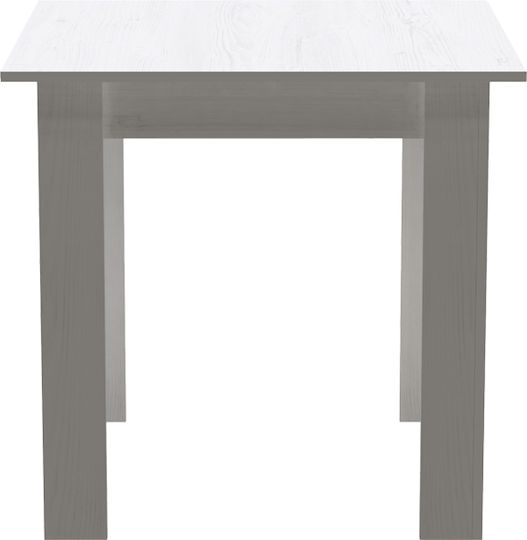 Manka Pătrat Masă Sala de mese White 80x80x77buc