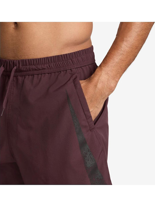 Pantaloni Scurți Sport Bărbați Dri-Fit Burgundy