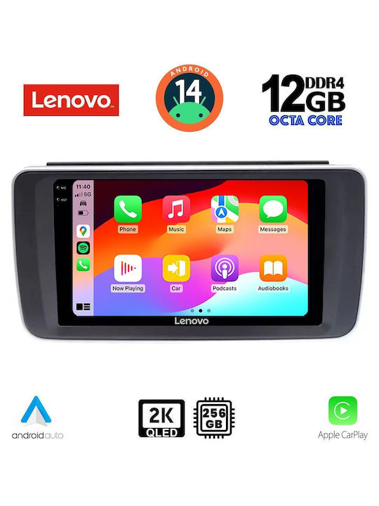 Lenovo Car Audio System for BMW X1 / X3 / X4 Nissan Leaf 2018 (Bluetooth/USB/AUX/WiFi/GPS/Apple-Carplay/Android-Auto) with Touch Screen 9"