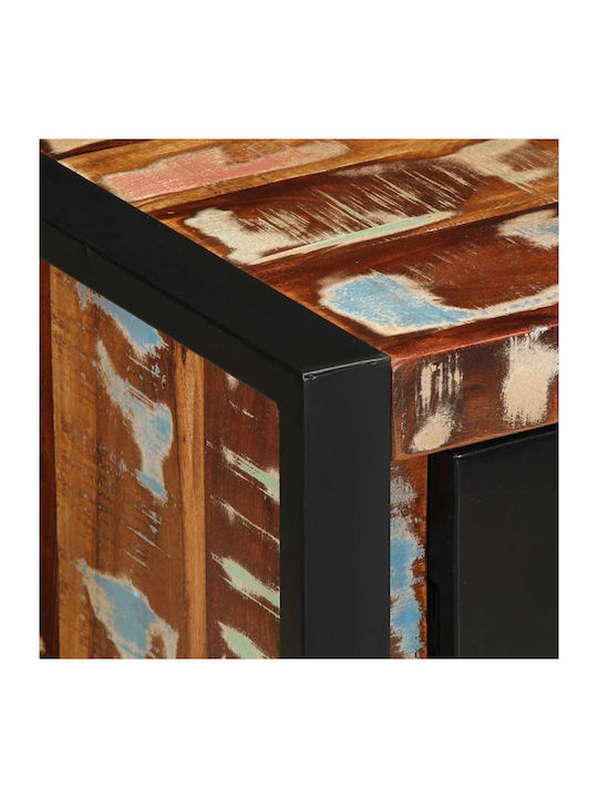 Sideboard made of Solid Wood Colorful 55x35x70cm