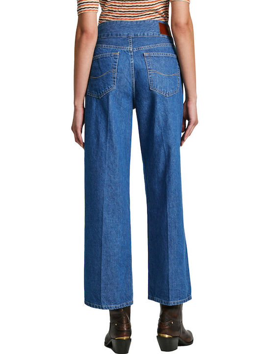 Pepe Jeans Women's Fabric Trousers in Straight Line Denim