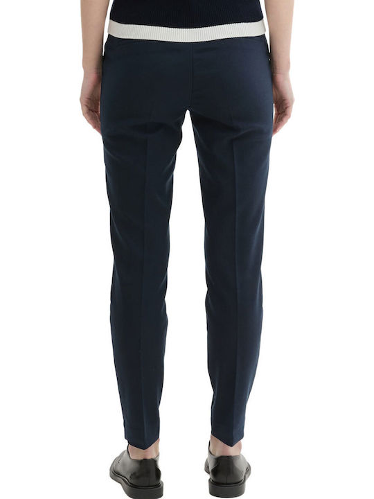 Mia Damen Stoff Hose Sky Captain Blue