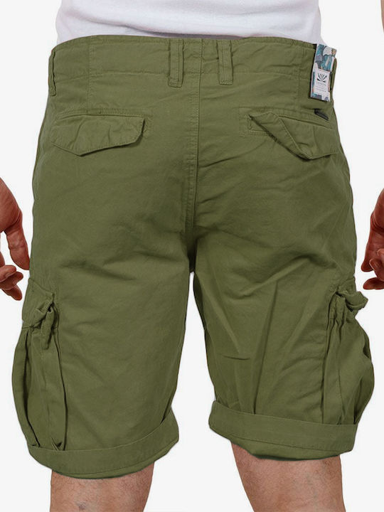 Funky Buddha Men's Shorts Cargo Khaki