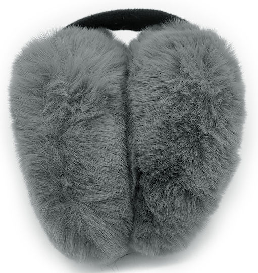 Γυναικείο Earmuff Πλεκτό σε Γκρι χρώμα