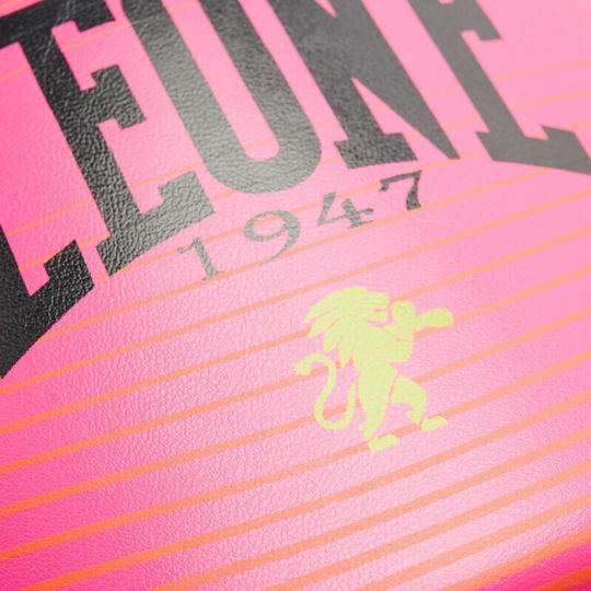 Leone 1947 Boxhandschuhe aus Synthetikleder für Kampf Rosa