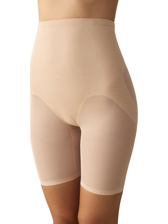 Promise Boxer Σύσφιξης και Ανόρθωσης Χωρίς Ραφές Μπεζ
