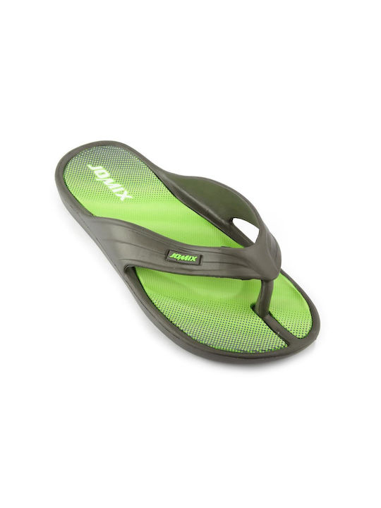 Fshoes Men's Flip Flops Green