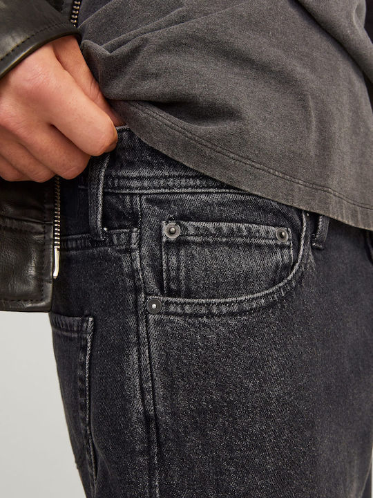 Eddie Herren Jeanshosen Lose Gerade Passform Schwarz