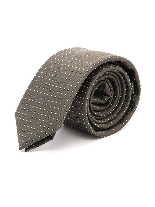 Hugo Boss Men's Tie Printed in Khaki Color