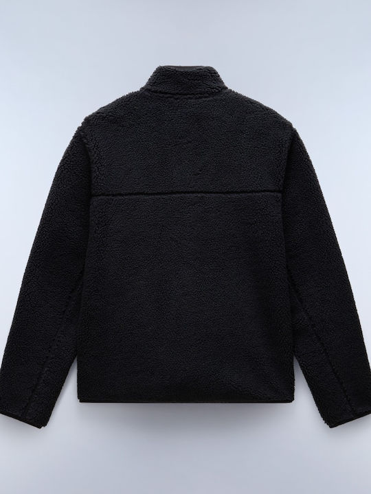 Men's Fleece Cardigan Black