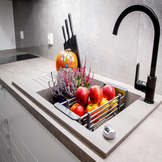 Laveo SBR 513T Drop-In Μ78xΠ50cm Gray