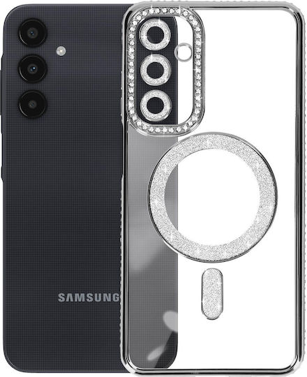 Avizar Diamond Case Samsung Galaxy A25 Magsafe Around Strass Black