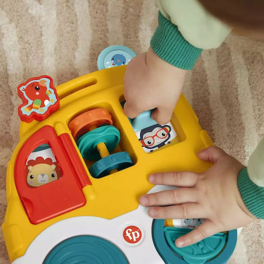 Fisher Price Превозно средство Animal Friends Discovery със звуци за 6++ месеца Автомобил
