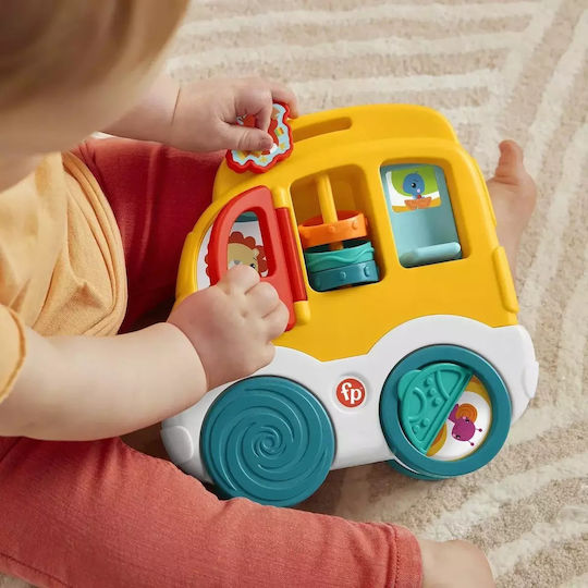 Fisher Price Превозно средство Animal Friends Discovery със звуци за 6++ месеца Автомобил