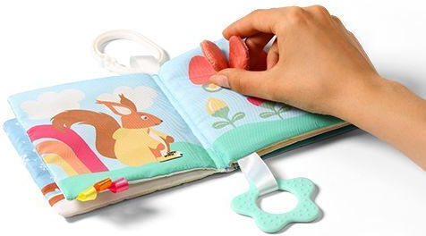 Babyono Βιβλίο Δραστηριοτήτων Have Fun από Ύφασμα με Ήχους για Νεογέννητα
