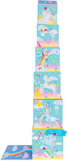 Floss & Rock Stacking Toy made of Wood for 24++ Months