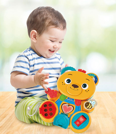 Baby Clementoni Animal Montessori Baby Bear for 12++ Months Yellow
