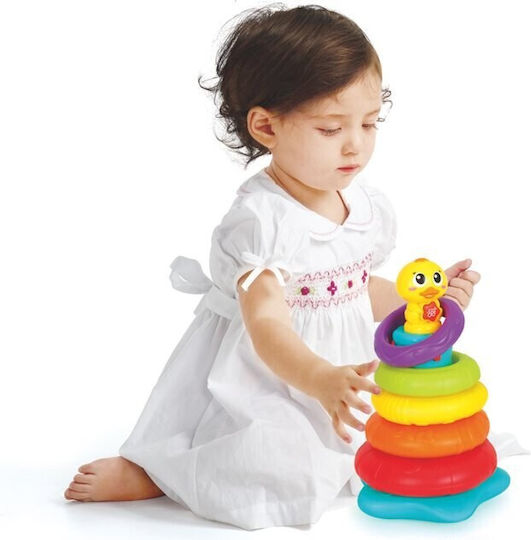 Hola Toys Παιχνίδι Πυραμίδα Παπάκι με Μουσική και Ήχους για 6+ Μηνών