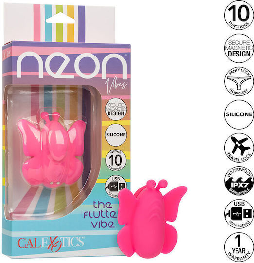 Calexotics Neon Vibes The Flutter Vibrator für Paare Rosa