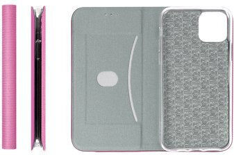 Samsung S721b Galaxy S24 Fe Hülle Buchstil Empfindlich Magnetisch Pink