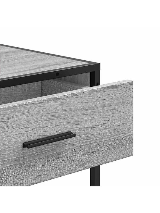 Metal Console Table Γκρίζο Σονόμα L90xW35xH80cm
