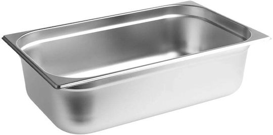 Edelstahl Gastronorm Puff Pfanne Lebensmittelsoßen Eiscreme Lager Ideal Catering Restaurants Schnellimbiss Horeca Kapazität 3 l