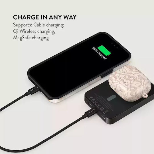 Burga MagSafe Power Bank 5000mAh 7.5W with USB-C Port Gunmetal - Gone Country