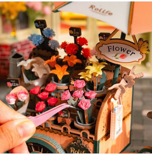 Rolife Παιχνίδι Κατασκευών Ξύλινo Robotime The Blossom Cart για Παιδιά 14+ Ετών