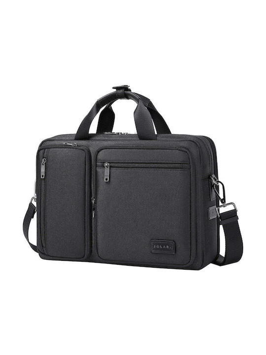 Jolar Rucsac Impermeabil Pentru Laptop 15.6 Cu Port USB În Culoare Neagră GP02366BK