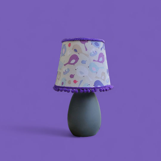 Oxygen Kids Decorative Lamp Purple 25x15x13εκ.