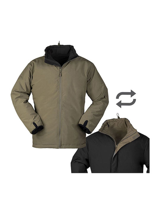 Mil-Tec Reversible Cold Weather Κυνηγετικό Μπουφάν Διπλής Όψης Μαύρο