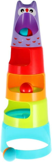 Bam Bam Pyramiden-Spielzeug Owl Tumbler für 10++ Monate