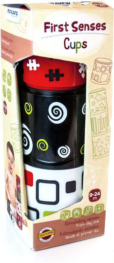 Miniland Играчка за подреждане First Senses: Cups за 9++ месеца